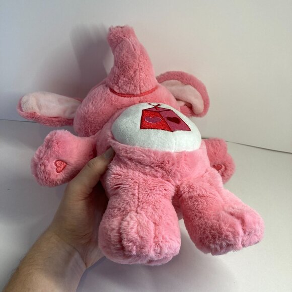 Care Bears Cousin Lotsa Heart Pink Elephant 15” Plush Stuffed Animal 2016 - Picture 5 of 9